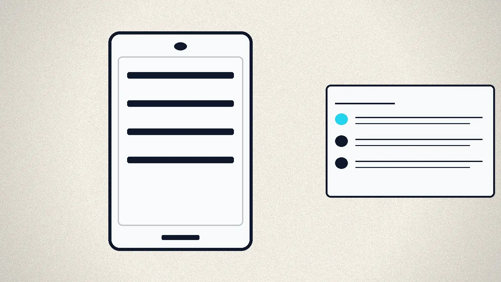 Pitfalls readers send in about this app on cream textured paper with restrained navy and teal ink